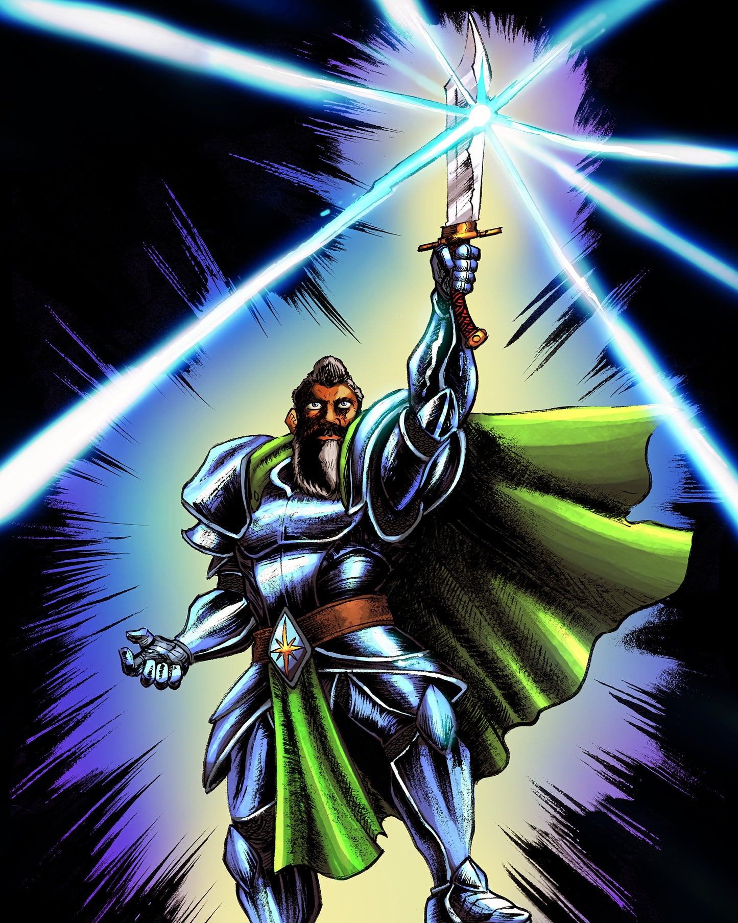 Graphic Novel Chivalrous Arts, Knight Cover