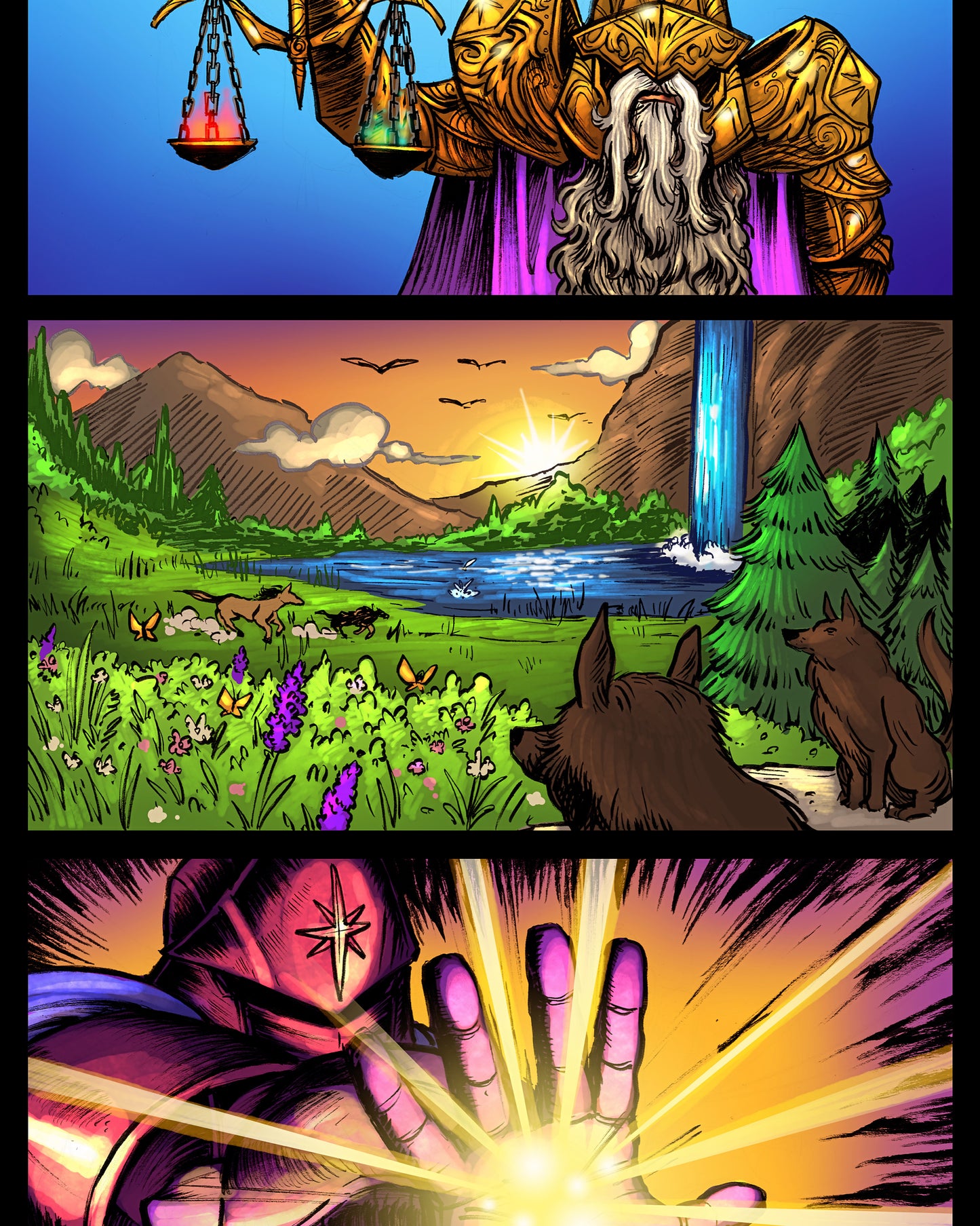 Graphic Novel Chivalrous Arts, Knight Cover